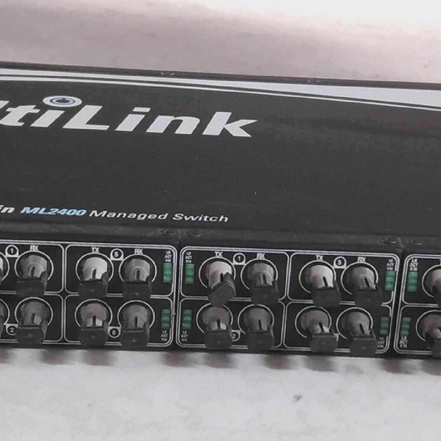 二手MultiLinkML2400ML2400FHIHIA1A1A1A1AFX托管交换机