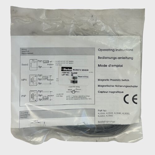 PARKERORIGAKL3045磁性REED开关传感器240VACDCMAX5M电缆NSFS