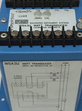 Rochester Instrument Systems WSA3U Watt Transducer 420mA Out