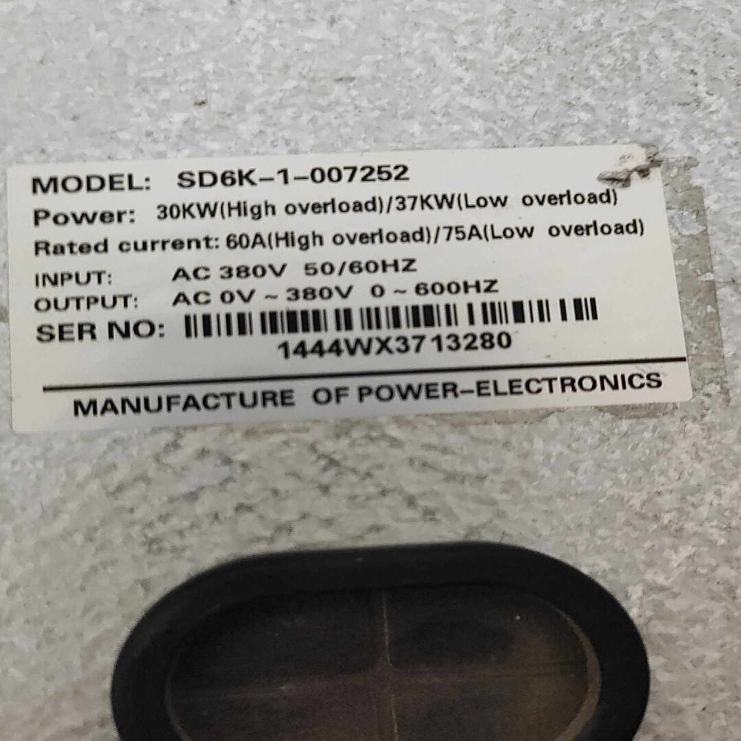 【星慕电子】sd6k-1-007252变频器