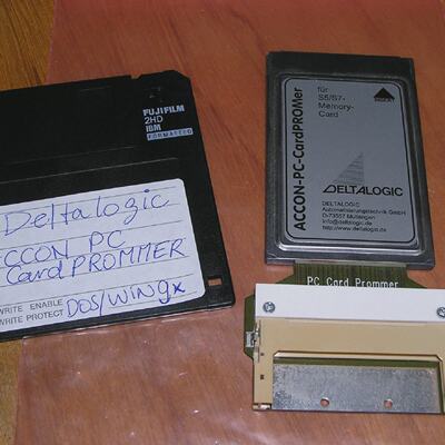 Deltalogic ACCONPCCardPROMer PCMCIA for S5 S7 FlashMemory Ca