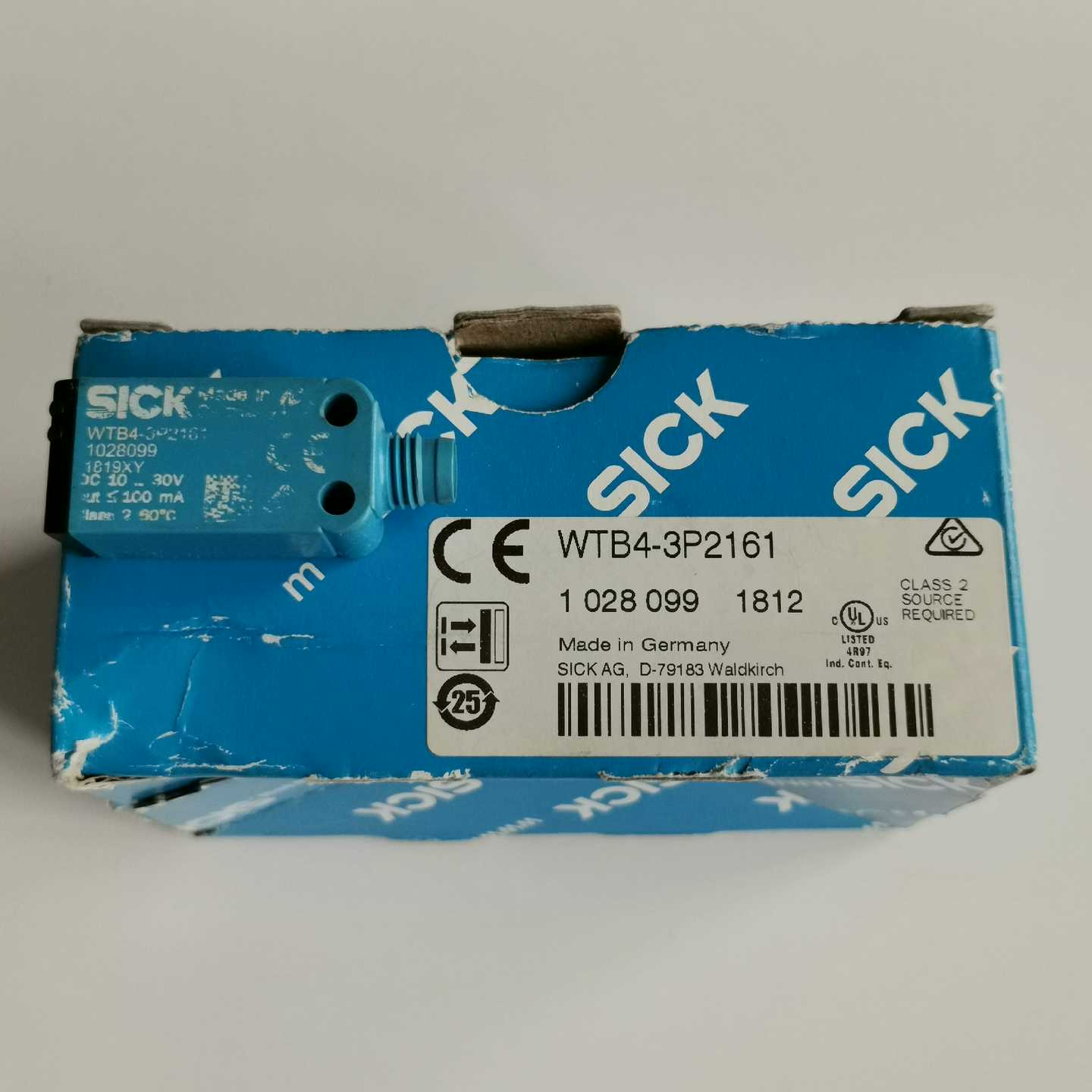 询价~德国西克SICK光电传感器WTB4-3P2161，实物图拍摄