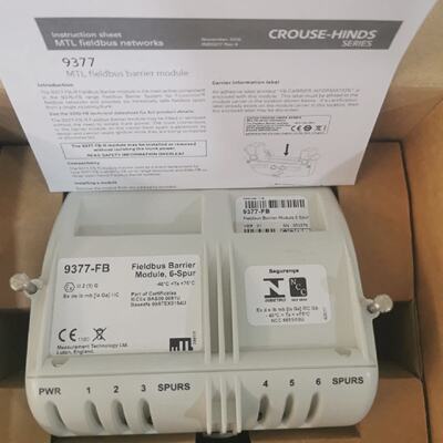 Eaton 9377FB    9377FB VER.01 Fieldbus Barrier Module 6Spur
