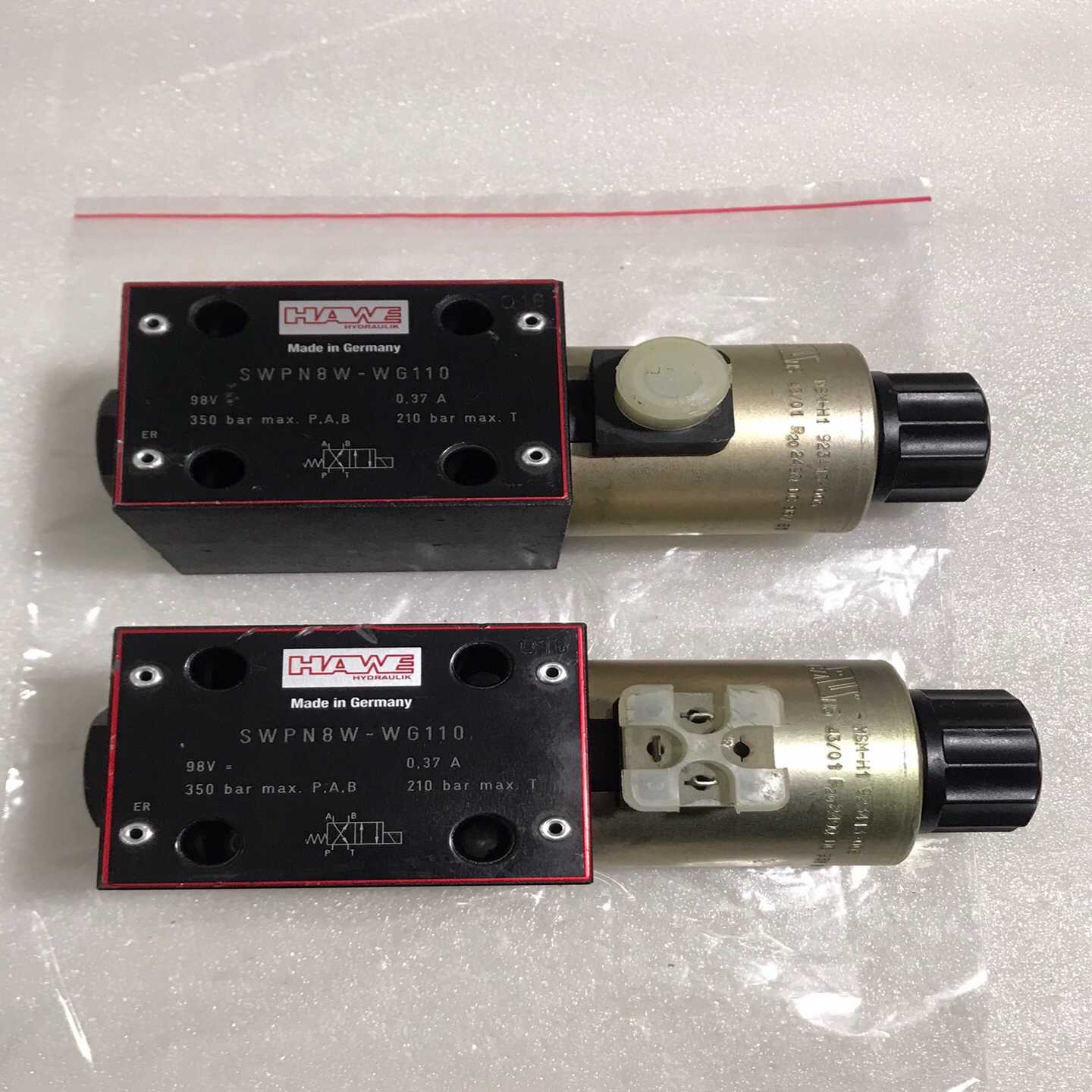 议~德国HAWE哈威SWPN8W-WG110电磁阀 换向阀
