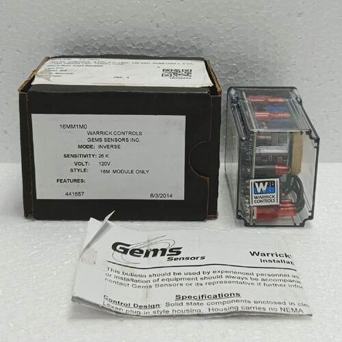 Warrick Controls 16MM1M0 LS16MM Relay Control Module 120VAC