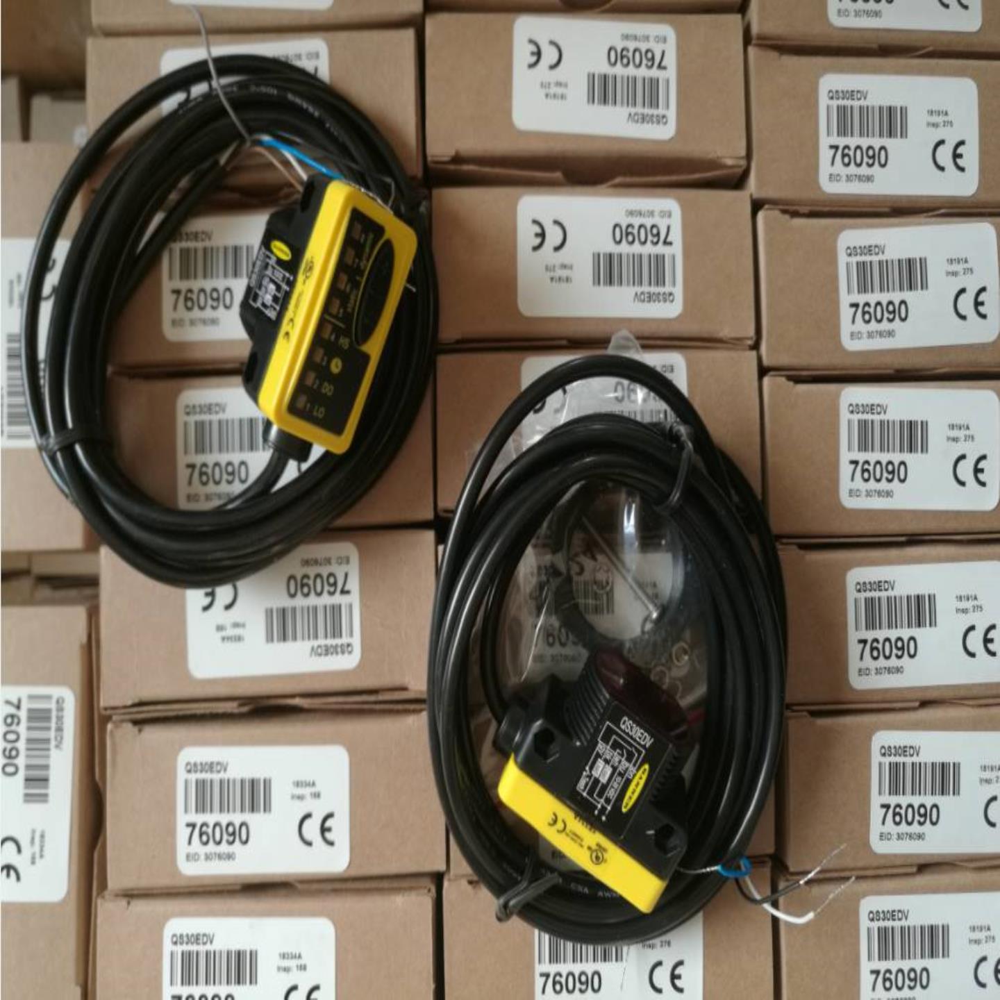 配件BANNER QS30EDVQS30EDVQ 邦纳大光斑对比度颜色传感器议价