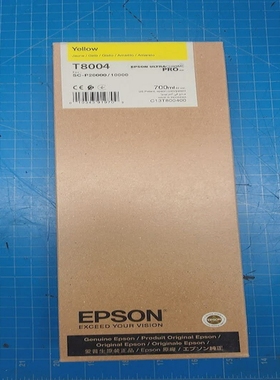 爱普生UltraChromePro700毫升黄色碳粉T8004C13T800400