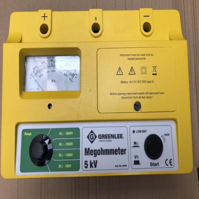 全新库存美国Greenlee 5990 5KV指针式兆欧表绝缘电阻测试仪实拍