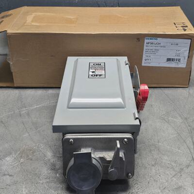 西门子HF361JCH重型安全开关30A600V3P60HZ全新SURPLUS优惠