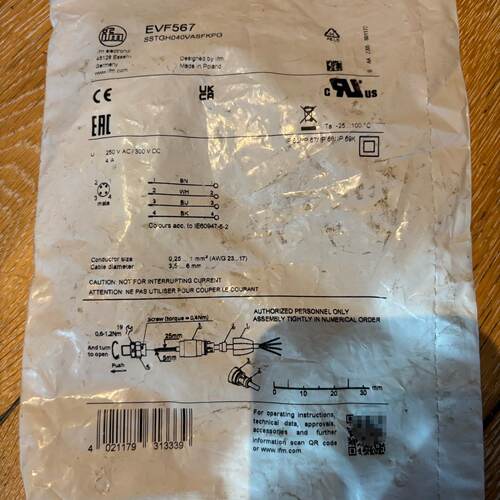 IFM易福门EVF567工程剩余10余件原装正品-议价