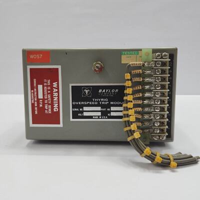 BAYLOR 16680 THYRIG OVERSPEED TRIP MODULE