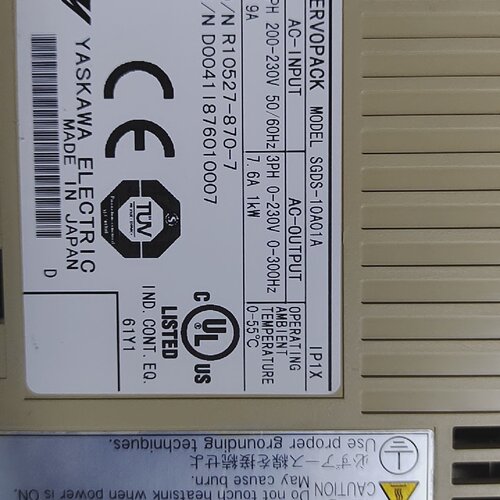 询价-安川驱动器SGDS10A01A1KW7.6A成色很