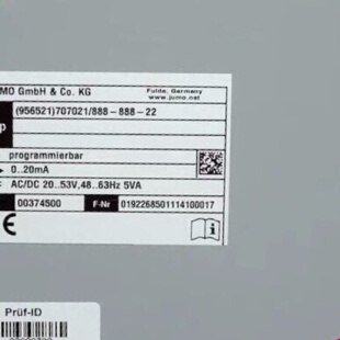 询价 JUMO00374500久茂温度信号输入模块707