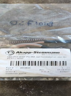 【请询价】Akapp-Stemmann 原装正品 CBC PCT-B3