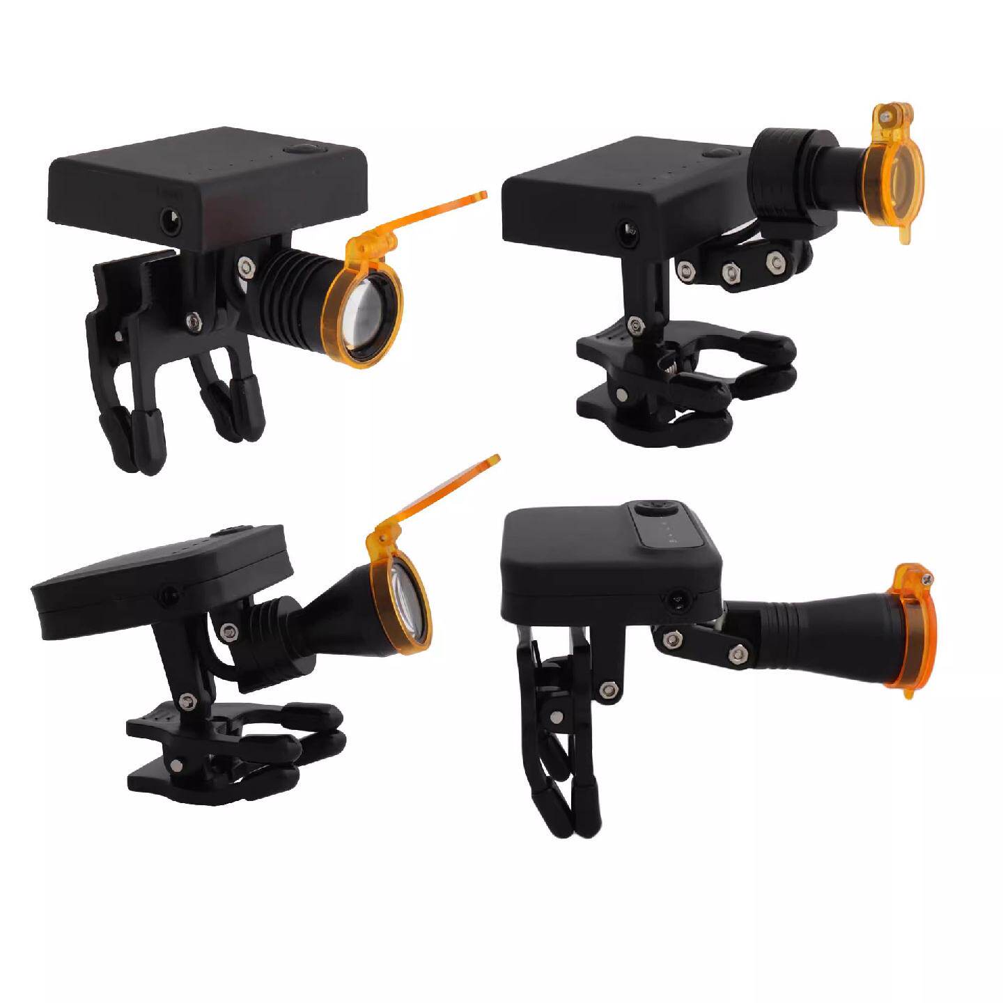 牙科医用放大镜头灯led聚光强可夹式无线耳鼻喉齿科口腔护理工具