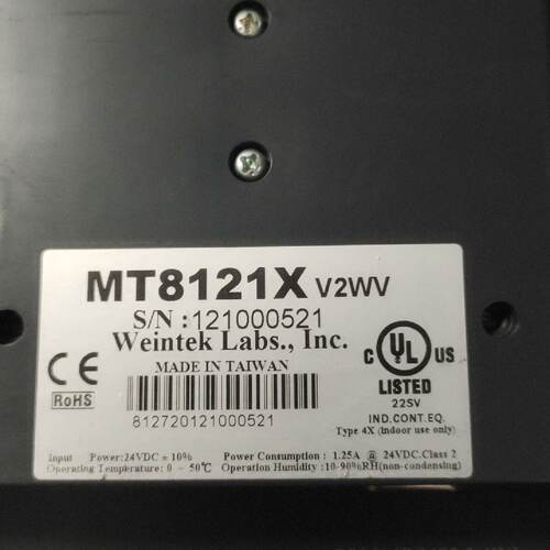威纶触摸屏MT8121X V2WV，，成色还可以，功议价
