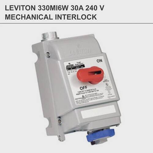 C Leviton 330MI6W Mechanical Interlock Watertight Pin  Sleev
