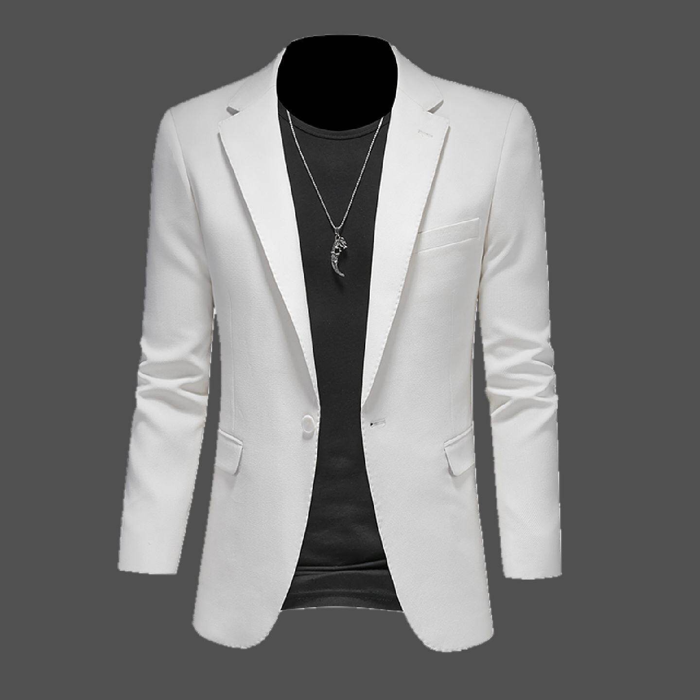 2026春秋季商务休闲西装外套男士修身大码便西职业正装礼服西服上