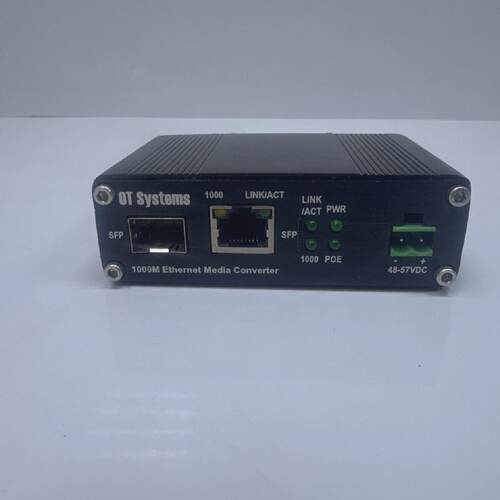 OTS Systems ET1212PPHSDR 1000M ETHERNET MEDIA CONVERTER
