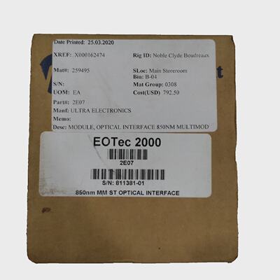 *NEW IN BOX* WEED INSTRUMENT EOTEC 2000 2E07 FIBER OPTIC INT