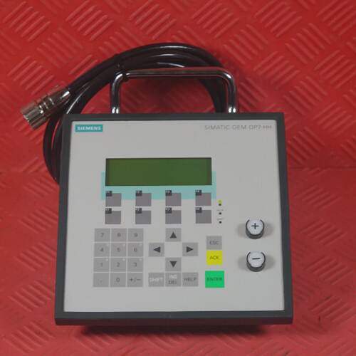 Siemens 6AV36077JC201AQ0 Simatic OEM Bedienhandgert OP7 HH s