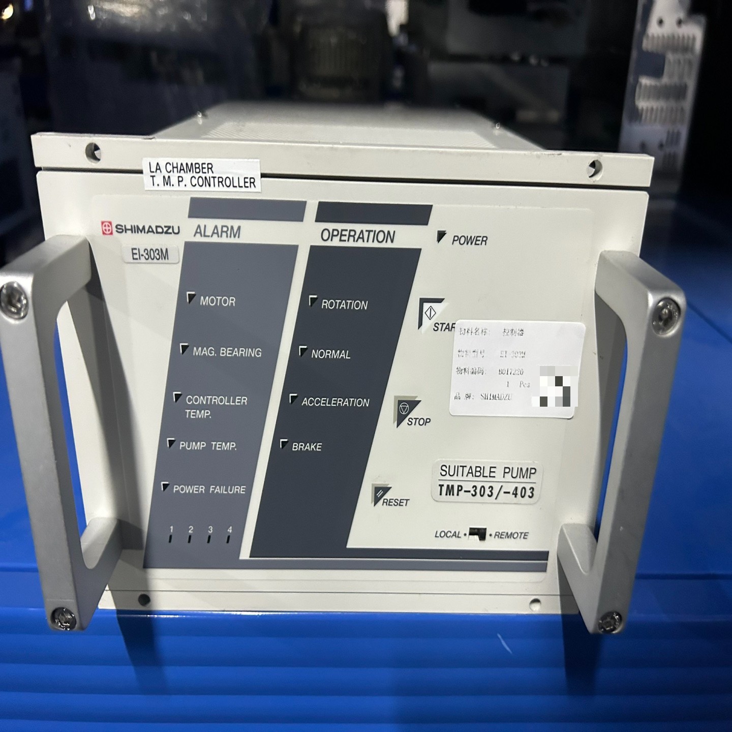 岛津SHIMADZUEI-303M分子泵控制器，适用于TM--议价商品