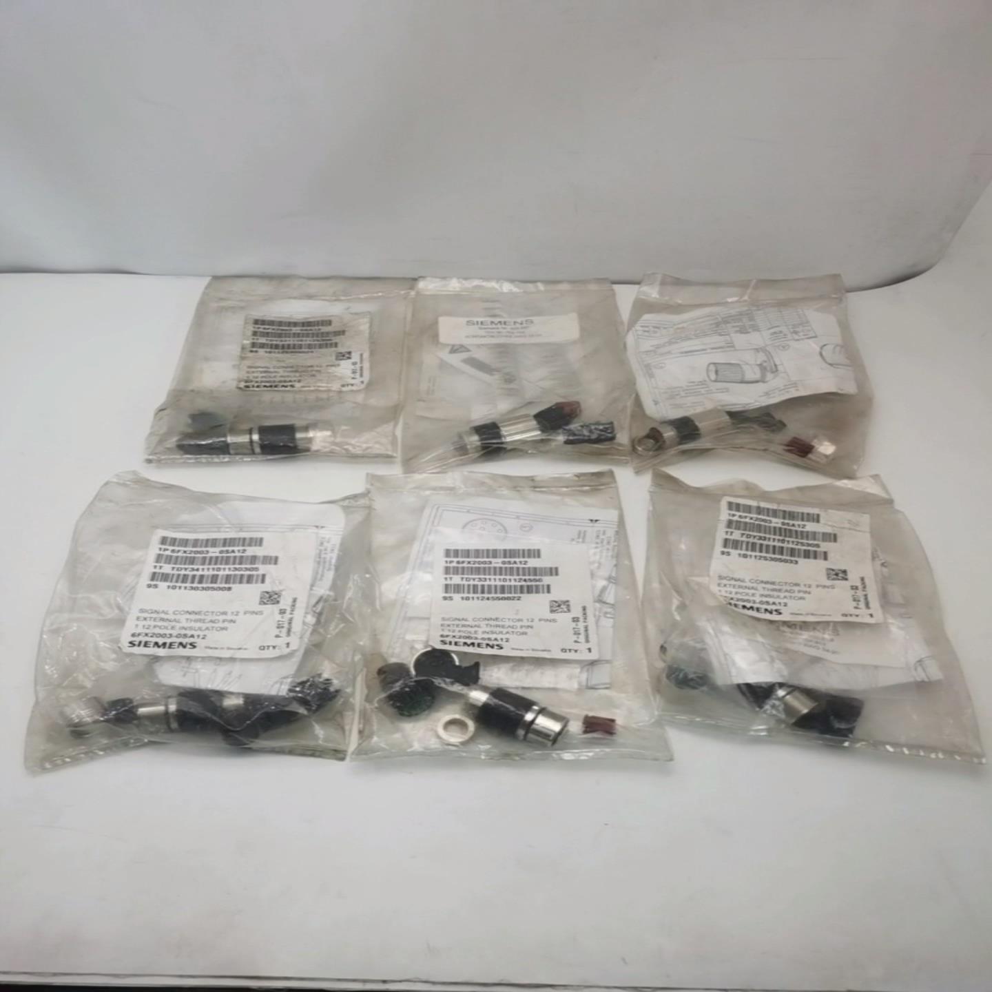 处理6个6FX2003-0SA12全新原装12芯连接器