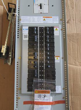 EATONPOWRLINEXPERTPRL1X100A3P4W208Y120V30CKT面板内饰全新无盒