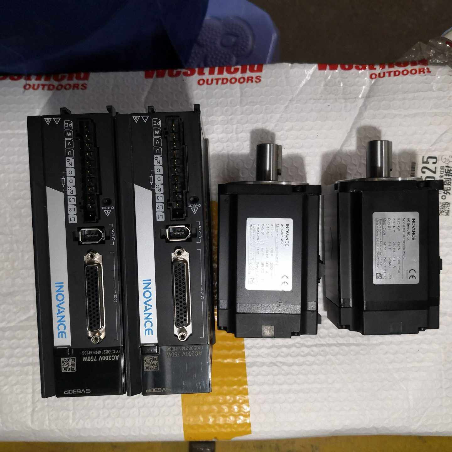 汇川伺服750W套装电机MS1H4一75B30CB一M331（佳毅工控）