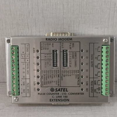 SATEL CLINK 100 EXTENSION RADIO MODEM PULSE COUNTERIO CONVER