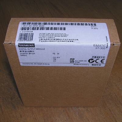 NEW  Siemens 6ES73221BF010AA0 E05 Simatic S7300 SM322 DO8 fa
