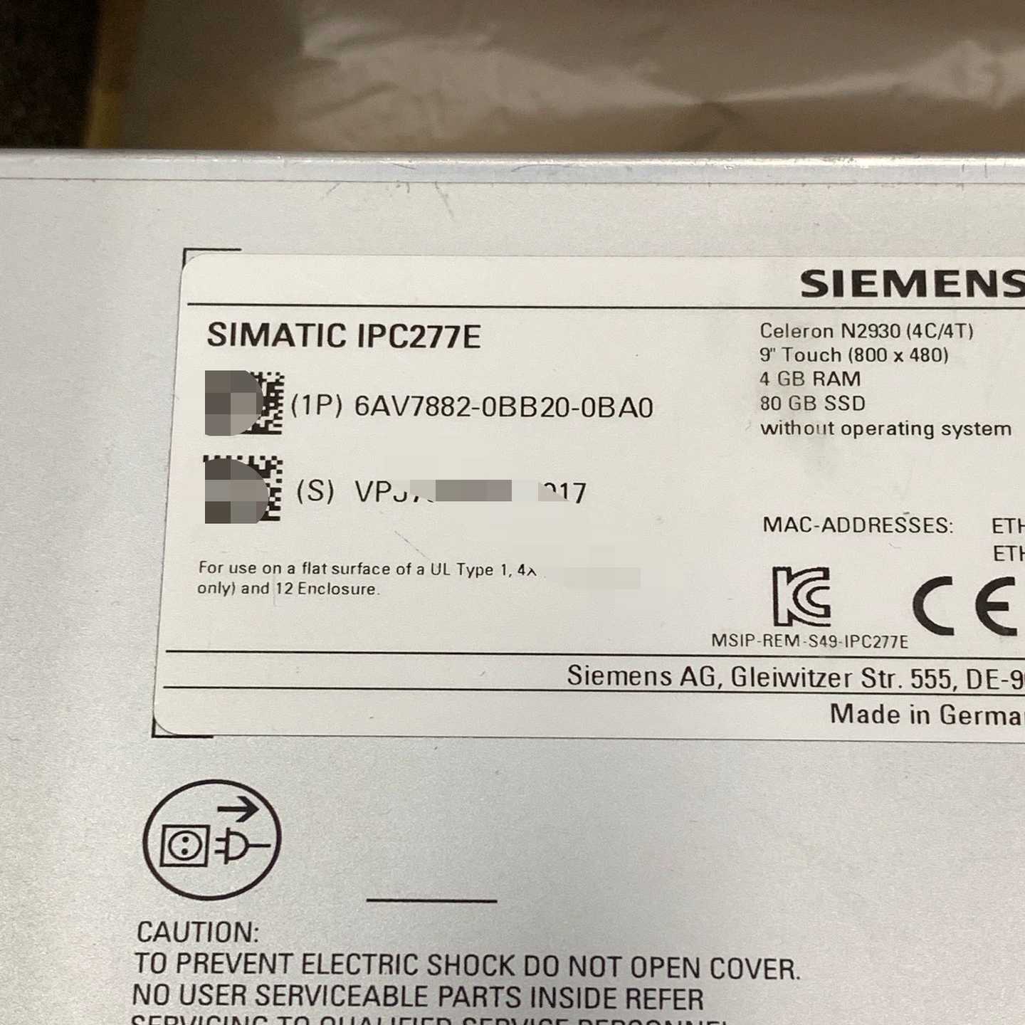 6AV7882-0BB20-0BA0成色漂亮功能完好议价出--议价商品