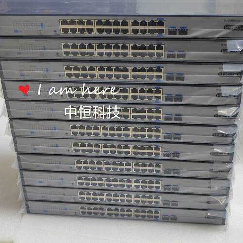 H3C Mi S1224F新款黑壳静音全千兆交换机，24议价