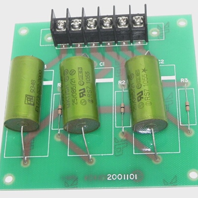 NEW WC 2001101 CIRCUIT BOARD W 3 EAO F1773522200 CAPACITORS