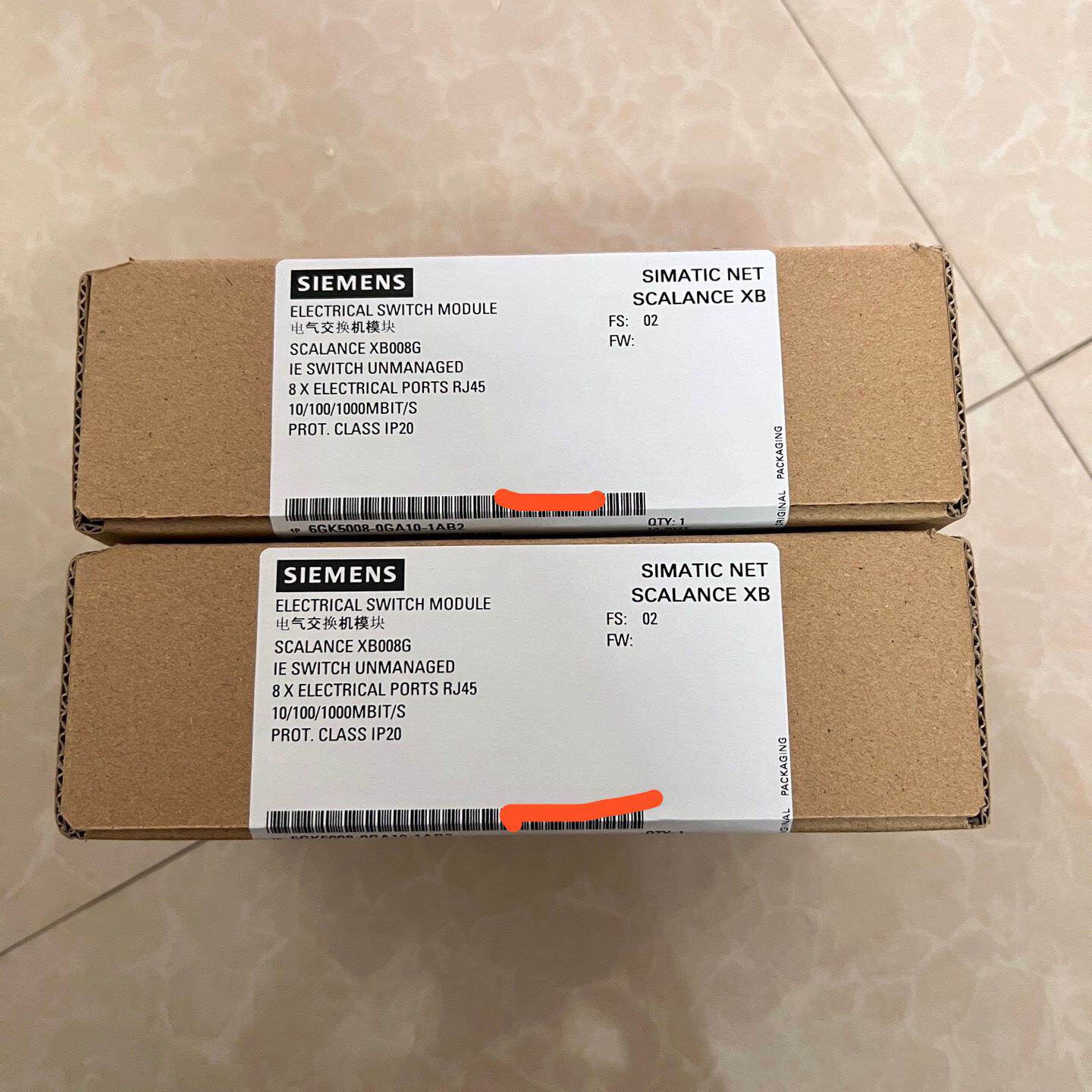 全新未拆封西门子交换机6GK50080GA101AB2