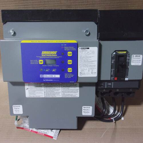 NEW SQUARE D HL4IMA12C1 3 POLE 60 AMP 120kA 480V SURGELOGIC