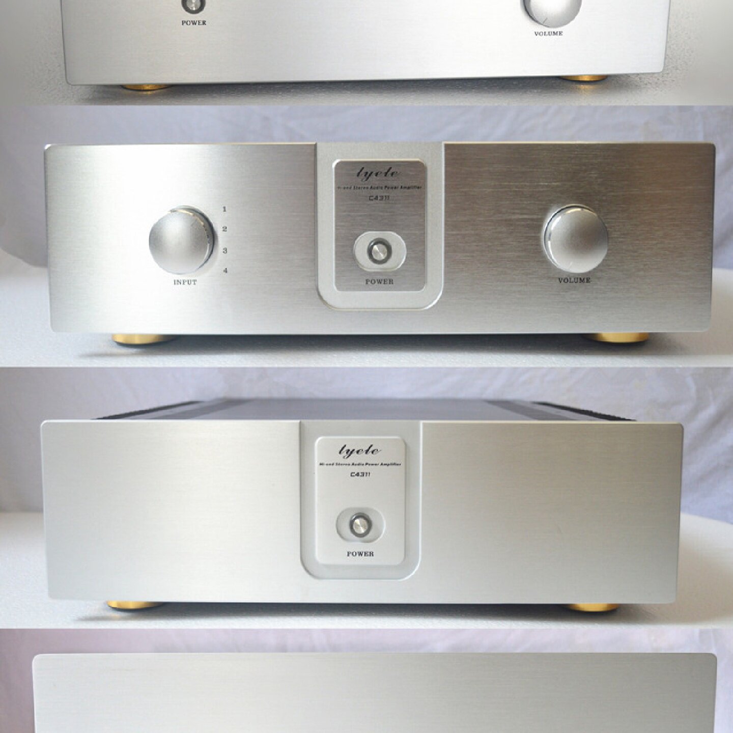 外带散热机箱 甲类 后级 功放机箱机壳 标准大箱 款430MM  DIY