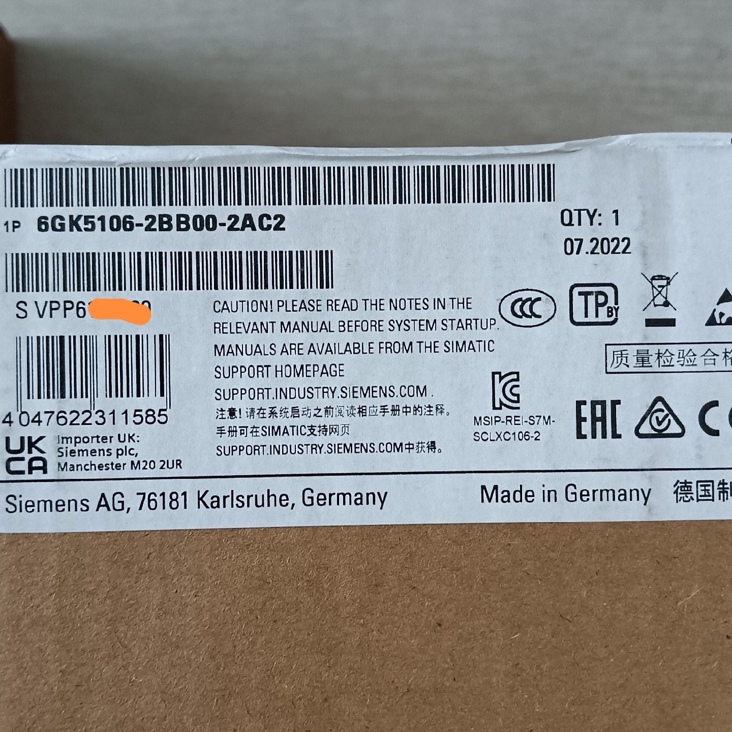 询价-6GK51062BB002AC2