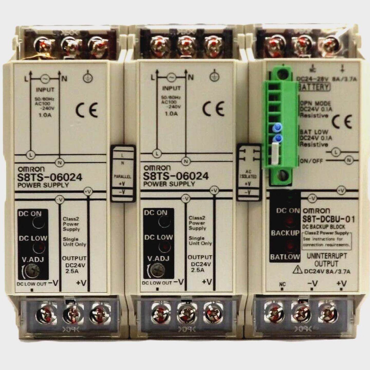 Omron S8TDCBU01 DC Backup Block 