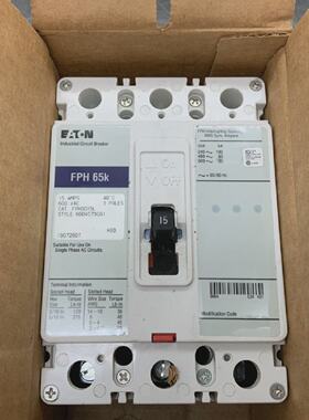 Eaton FPH3015L Series C Thermal Magnetic Circuit Breaker 15A