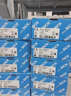 议价WL12-3P2451西克Sick镜反射式光电感测器订货号：1041448全新