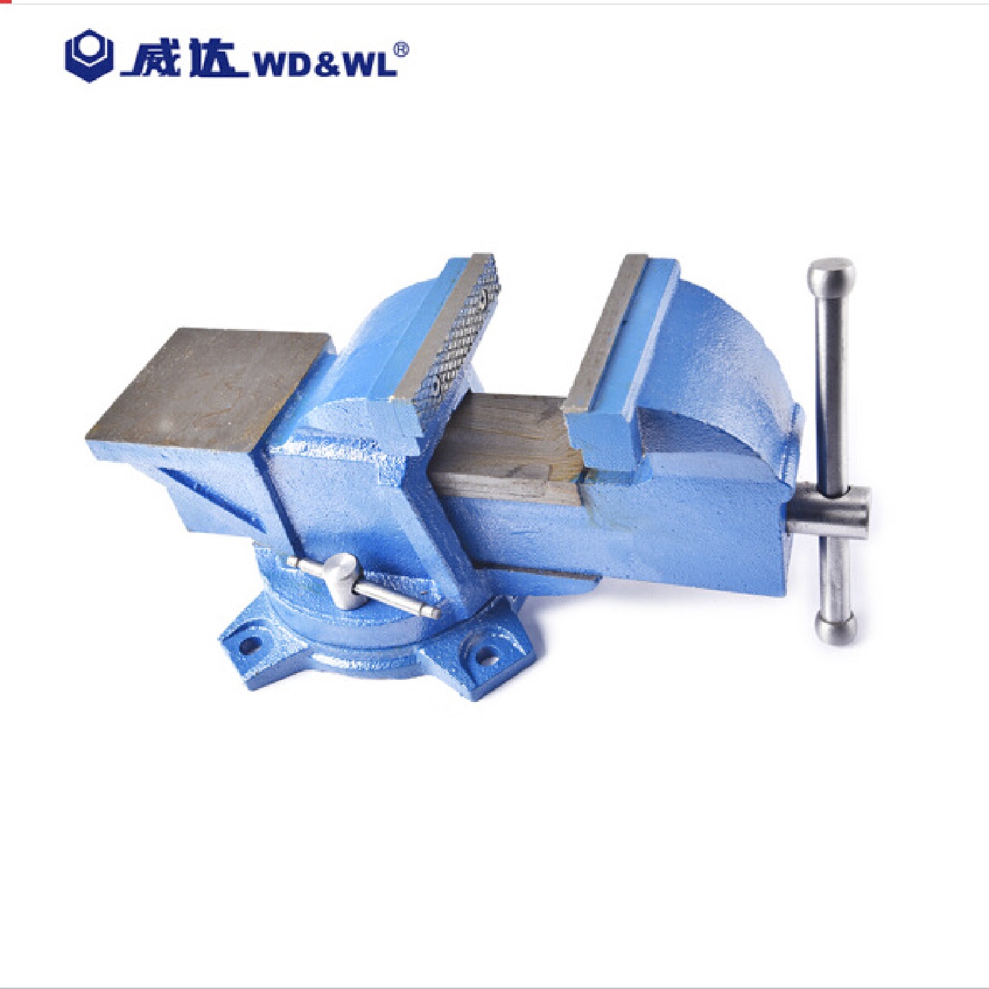 威达（WD&WL）欧式活动带砧台虎钳台钳工作台60744-8英寸20kn