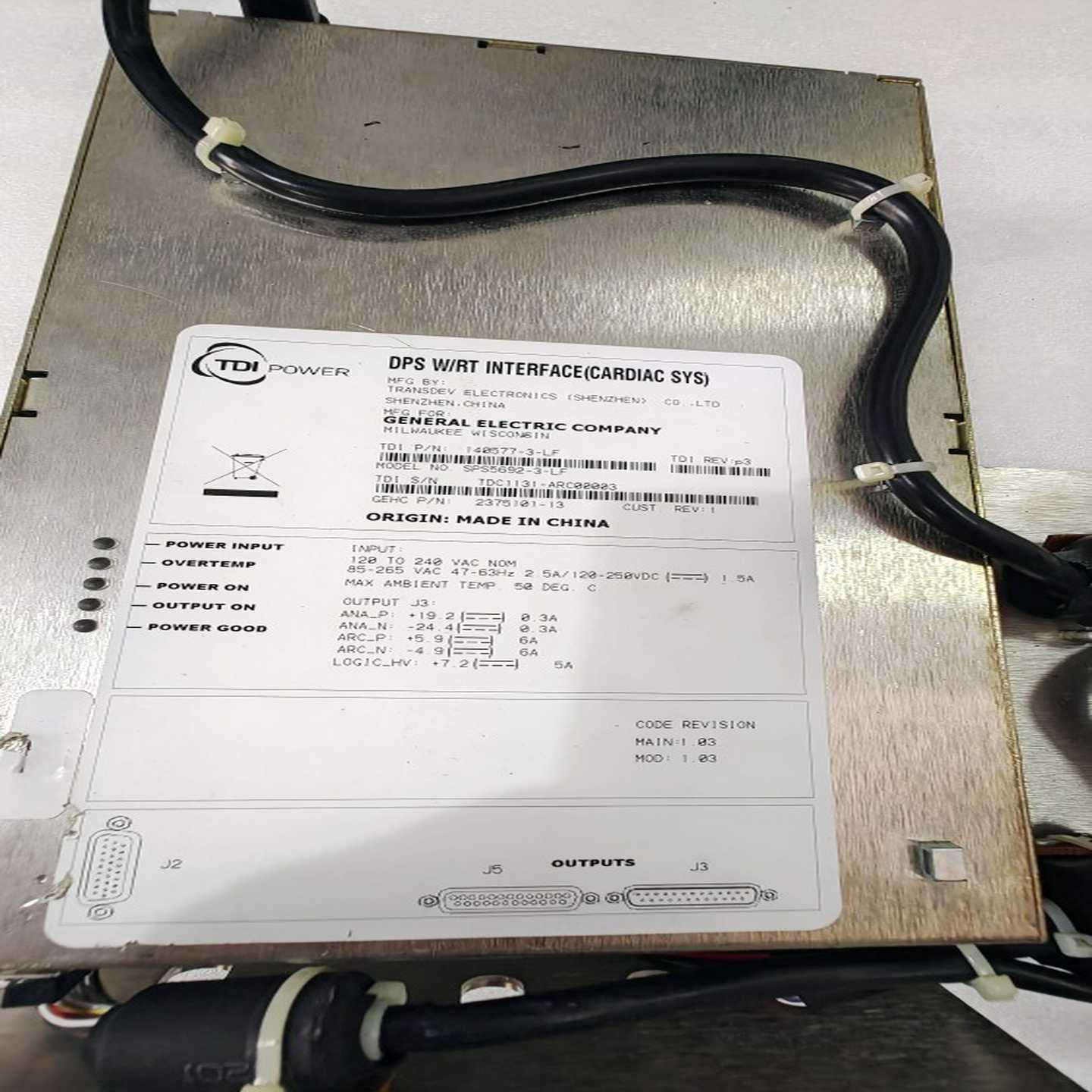 【请询价】TDI探测器电源 SPS5692-3-LF   140577