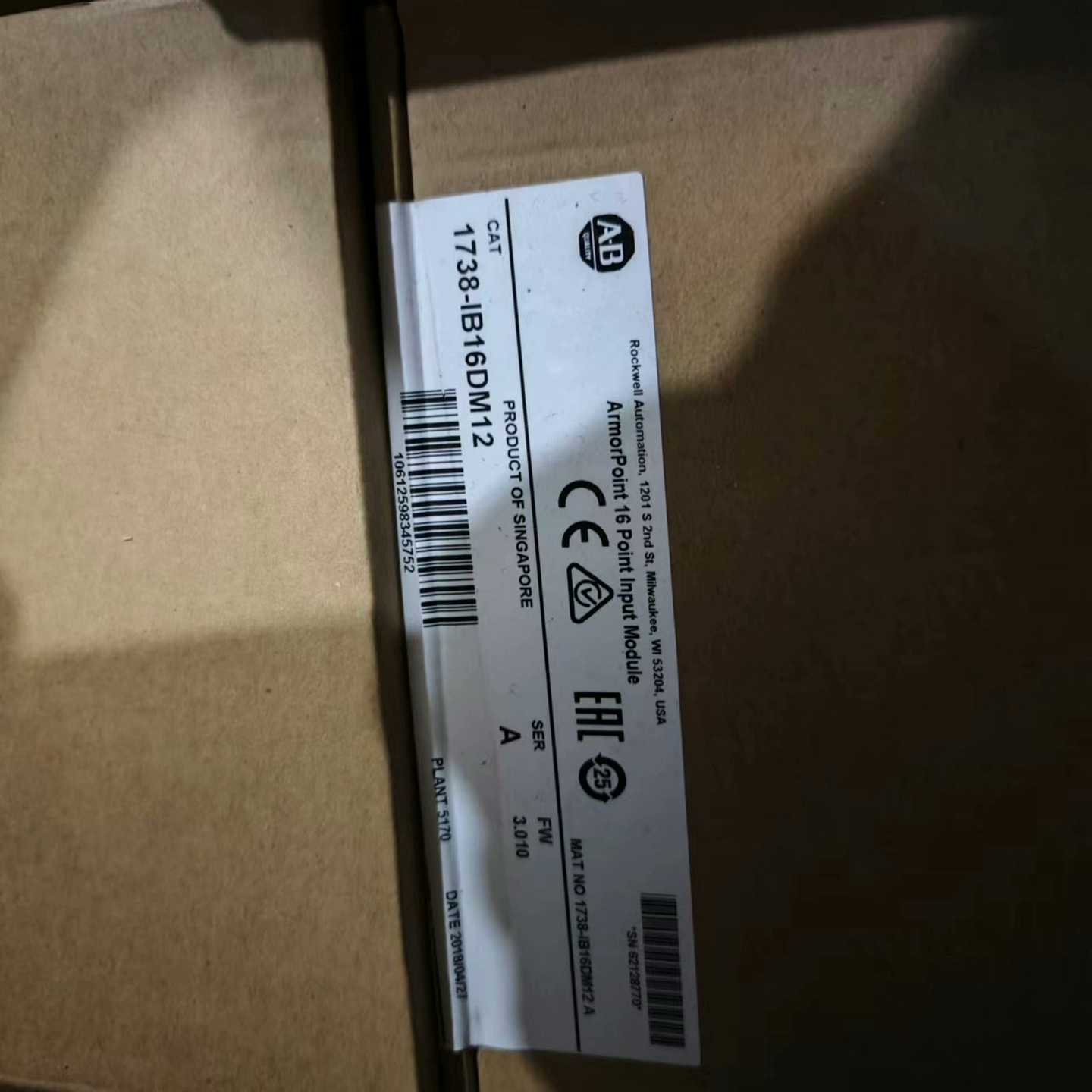 询价~AB 罗克韦尔 1738-IB16DM12