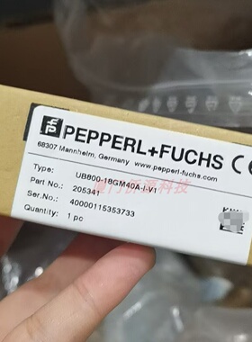 议价UB800-18GM40A-I-V1倍加福超声波距离传感器 货号:205341全新