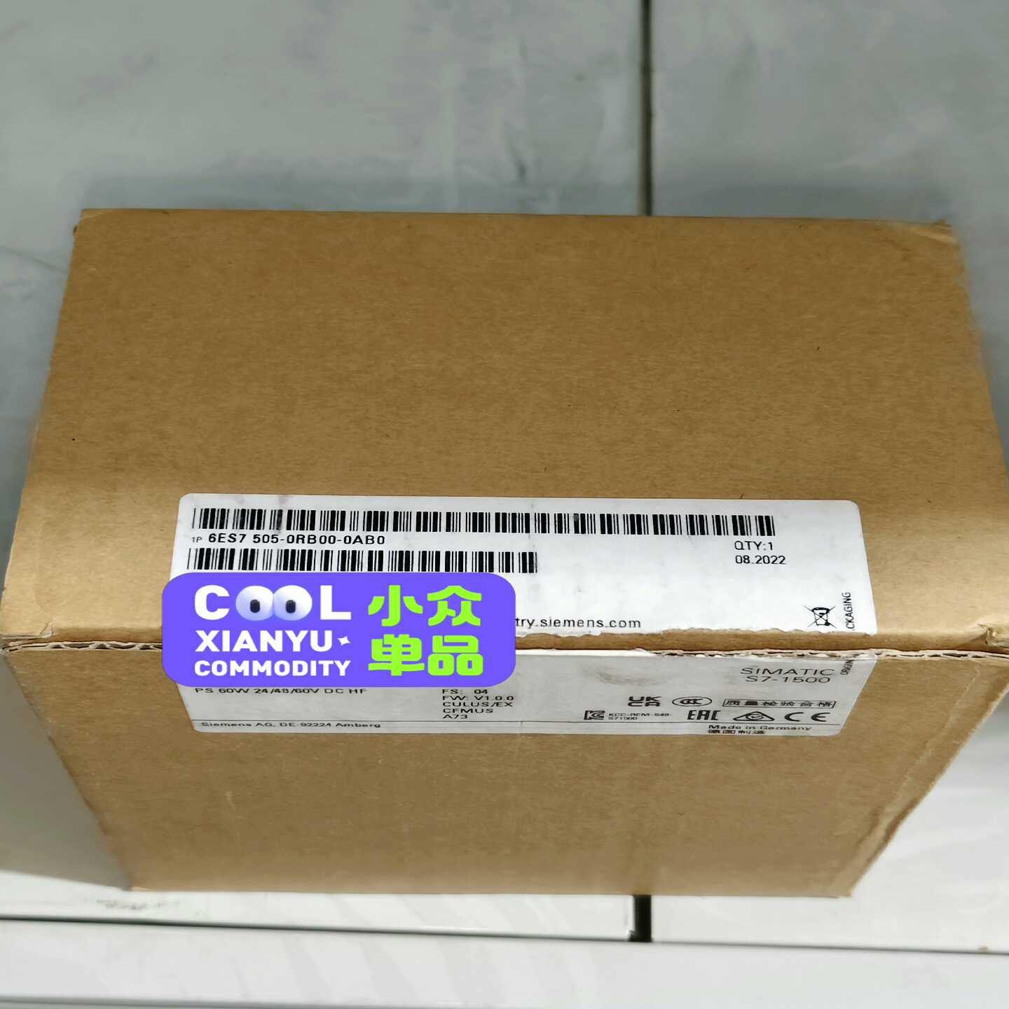 6ES7505-0RB00-0AB0，仅开封未询价