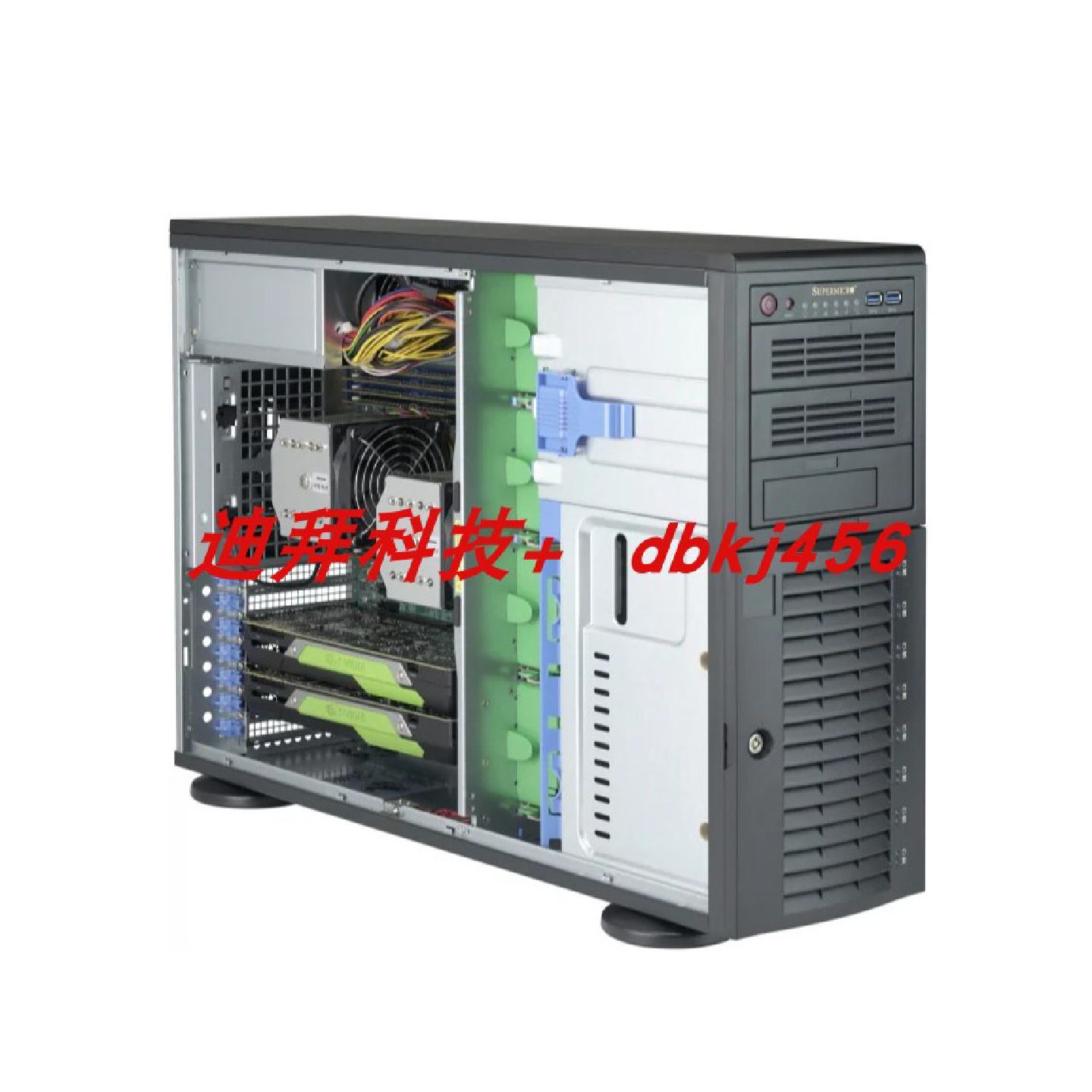 超微SC743AC1K26BSQ服务器塔式机箱工作站EATXATX8盘3.5原厂图片