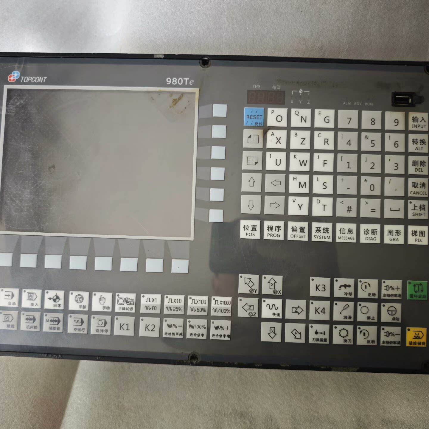 拓普康数控系统TPK980te2二手拆机成色实物图--议价商品