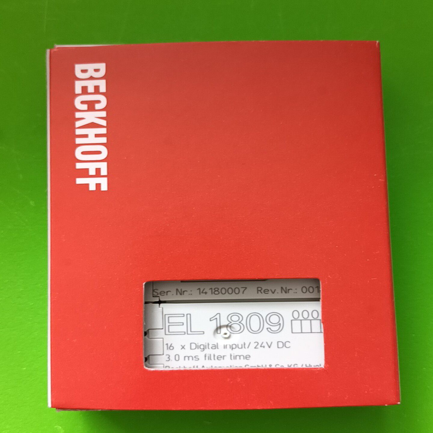 BECKHOFF倍福模块EL1809顺丰询价
