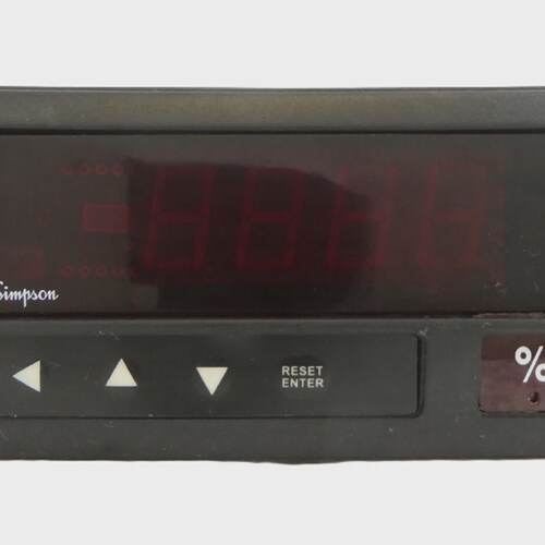 Simpson Electric H335 Advanced Digital Panel Meter Controlle